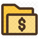 Folder Money Dollar Icon