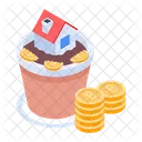 Money Funding Cash Funding Money Coins Icon
