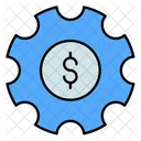 Money Gear Money Setting Icon