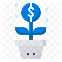 Growth Salary Income Icon