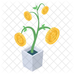 Money Growth  Icon