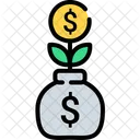 Growth Money Tree Icon