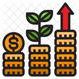 Money Growth  Icon