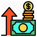 Growth Money Finance Icon