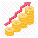 Currency Growth Money Growth Financial Growth Icon
