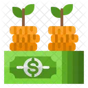 Money Growth Plant Cash Icon