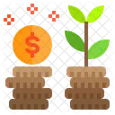 Money Growth Money Money Plant Icon
