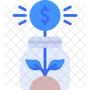 Money Growth Growth Coin Icon