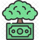 Money Growth Tree Growth Icon