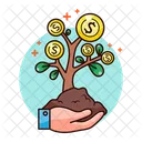 Business Growth Money Growth Financial Growth Icon