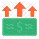 Money Growth Money Increase Financial Growth Icon