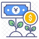 Money Growth Investment Icon