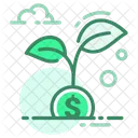 Growth Plant Money Icon