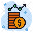 Penny Stats Growth Icon