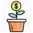 Money Plant Investment Money Icon
