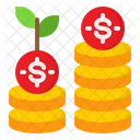 Growth Money Finance Icon