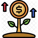 Money Growth  Icon