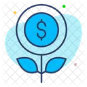 Money Growth Investment Icon