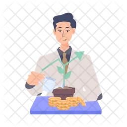 Money Growth  Icon