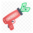 Money Gun Spend Deficit Icon