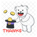 Money Hat Magic Money Coins Cap Icon