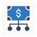 Dollar Cash Sharing Icon