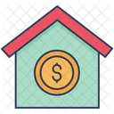 Money House Cash Money Icon