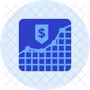 Money Graph Streamline Kameleon Icon