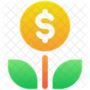 Money Growth Investment Icon