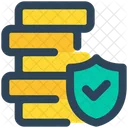 Money Investment Shield Icon