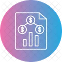 Money Sales Analytics Icon