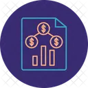 Money Sales Analytics Icon