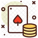 Money Black Jack Card Icon
