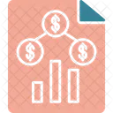 Money Sales Analytics Icon