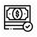 Money Verified Checkmark Icon