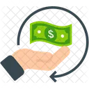 Hand Cash Arrow Icon