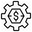 Money in setting  Icon