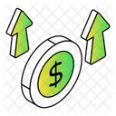 Money Increase Financial Profit Investment Icon