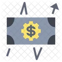 Graph Fluctuation Forex Icon