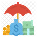 Money Safe Umbrella Icon