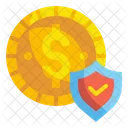 Insurance Money Coin Icon