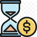 Deadline Hourglass Investment Icon