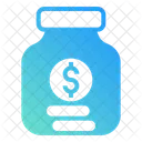Money Jar Saving Money Cash Icon