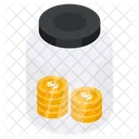 Money Jar Money Box Money Collection Icon