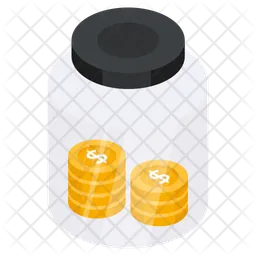 Money jar  Icon