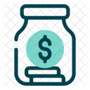 Money Jar Savings Icon