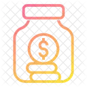 Money Jar Saving Money Cash Icon