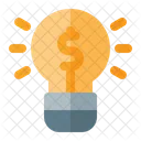 Money Lamp Business Idea Creative Idea Icon