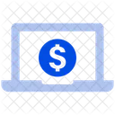 Money Laptop Money Currency Icon