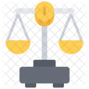 Money Scales Law Icon